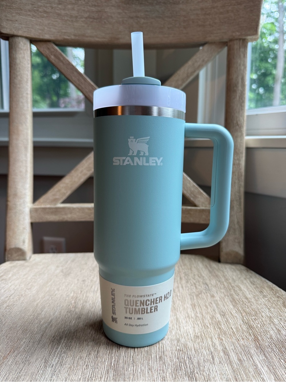 STANLEY Quencher H2.0 Tumbler with Handle/ Straw 30Oz Flowstate BPA-Free Seagram